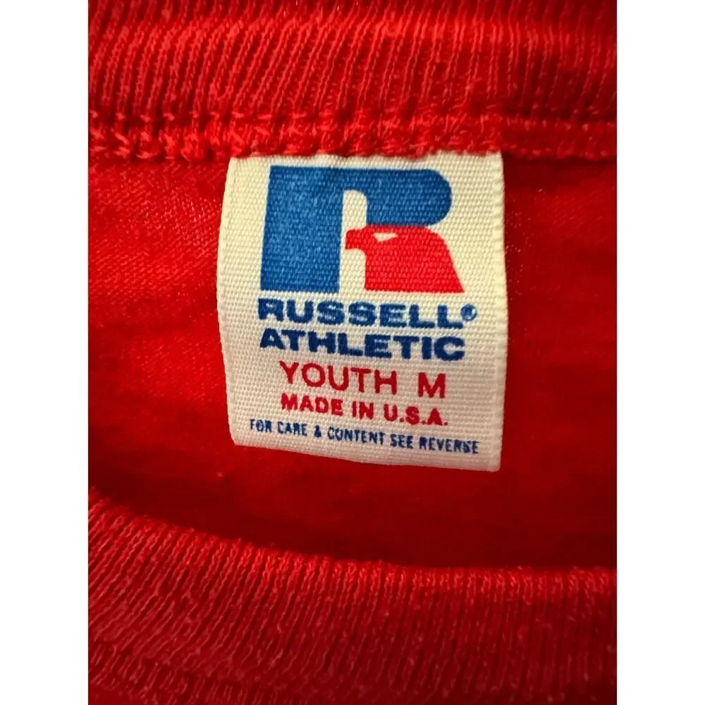 VTG Cincinnati Reds Kids Graphic Tee Shirt Youth M